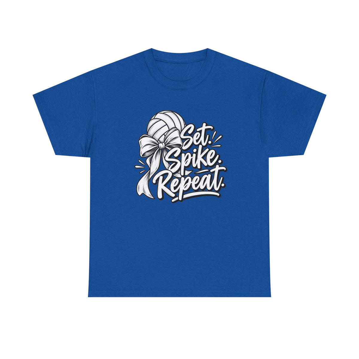 “Set, Spike, Repeat” Graphic T-Shirt