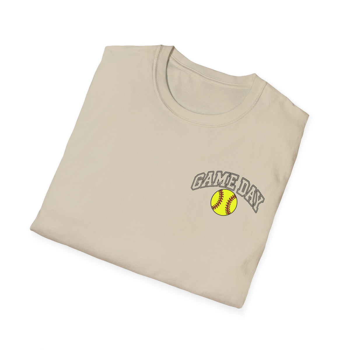 Game Day Softball T-Shirt — Womens/Mens Casual Sports Tee