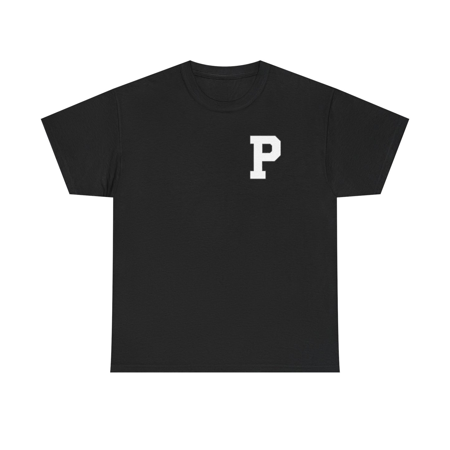 Varsity 'P' Pocket Tee — Retro Collegiate Letterman Shirt