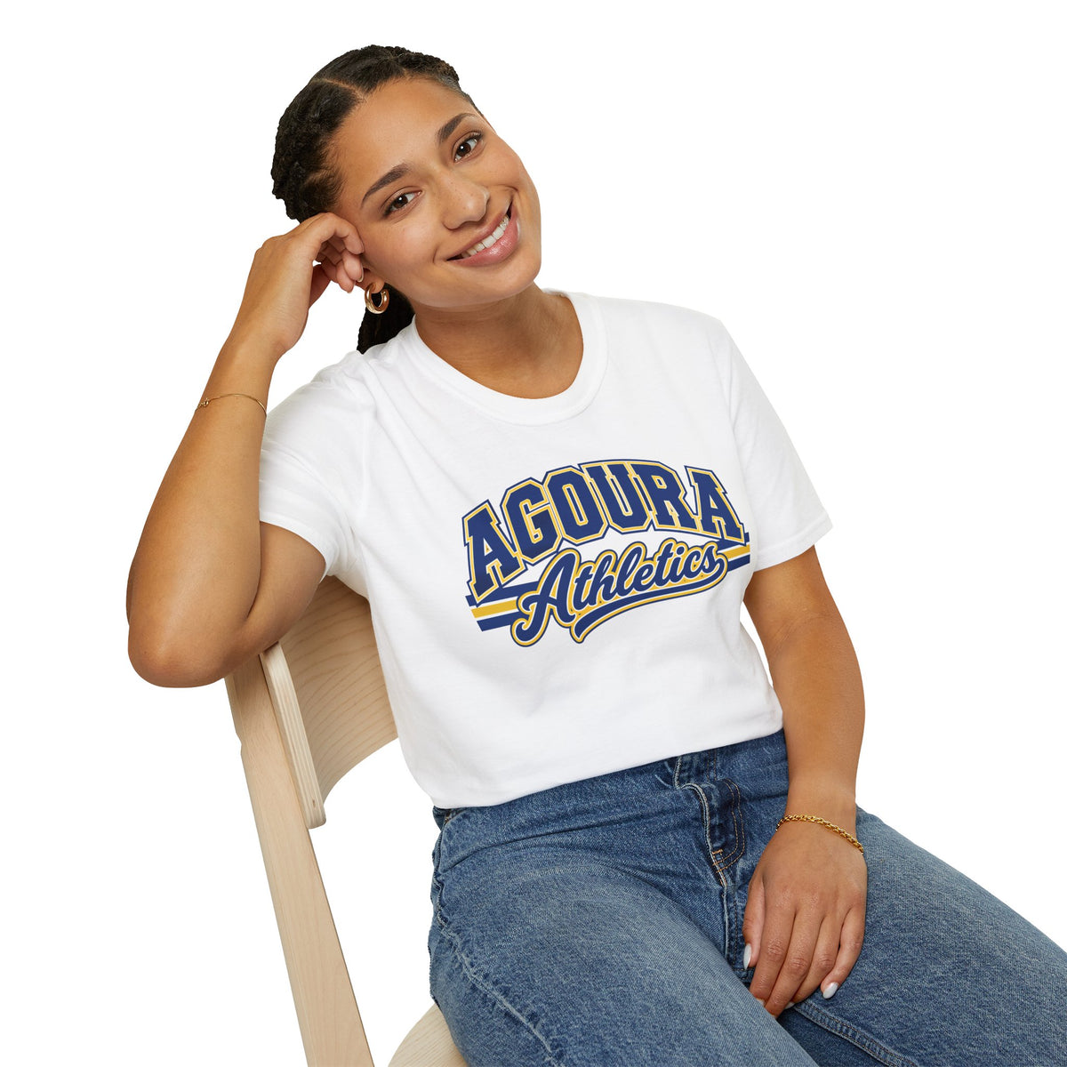 Agoura Athletics T-Shirt — Collegiate Varsity Logo Tee
