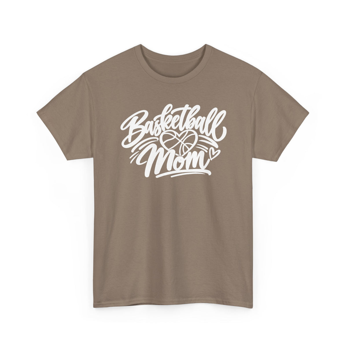 Basketball Mom T-Shirt — Script Logo Tee for Proud Coaches & Fans