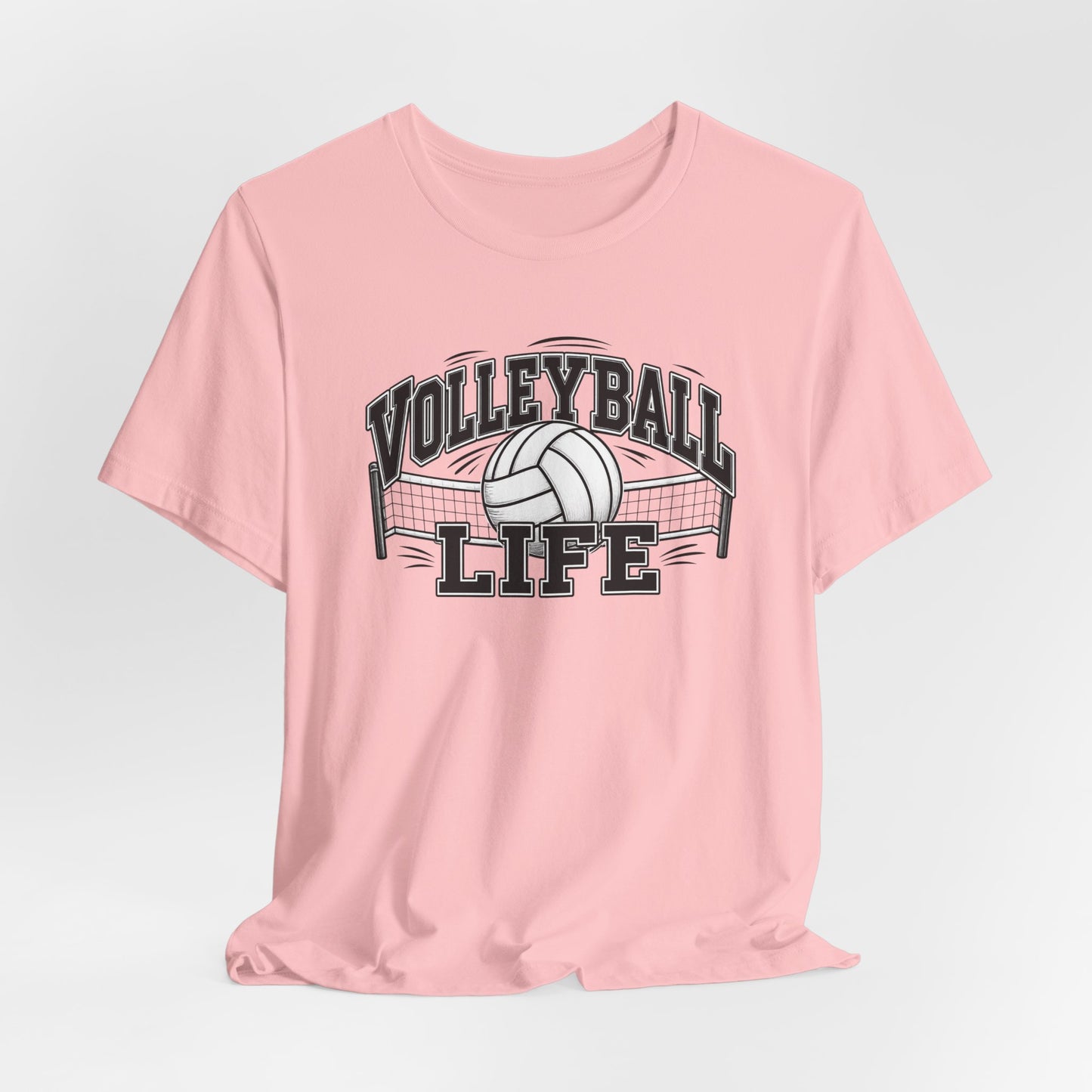 Volleyball Life Tee — Graphic Volleyball Net Shirt