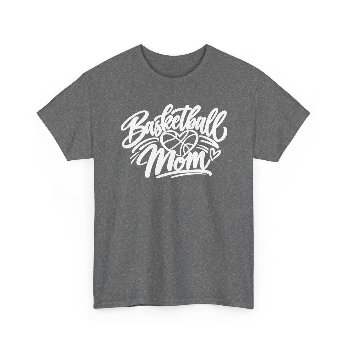 Basketball Mom T-Shirt — Script Logo Tee for Proud Coaches & Fans