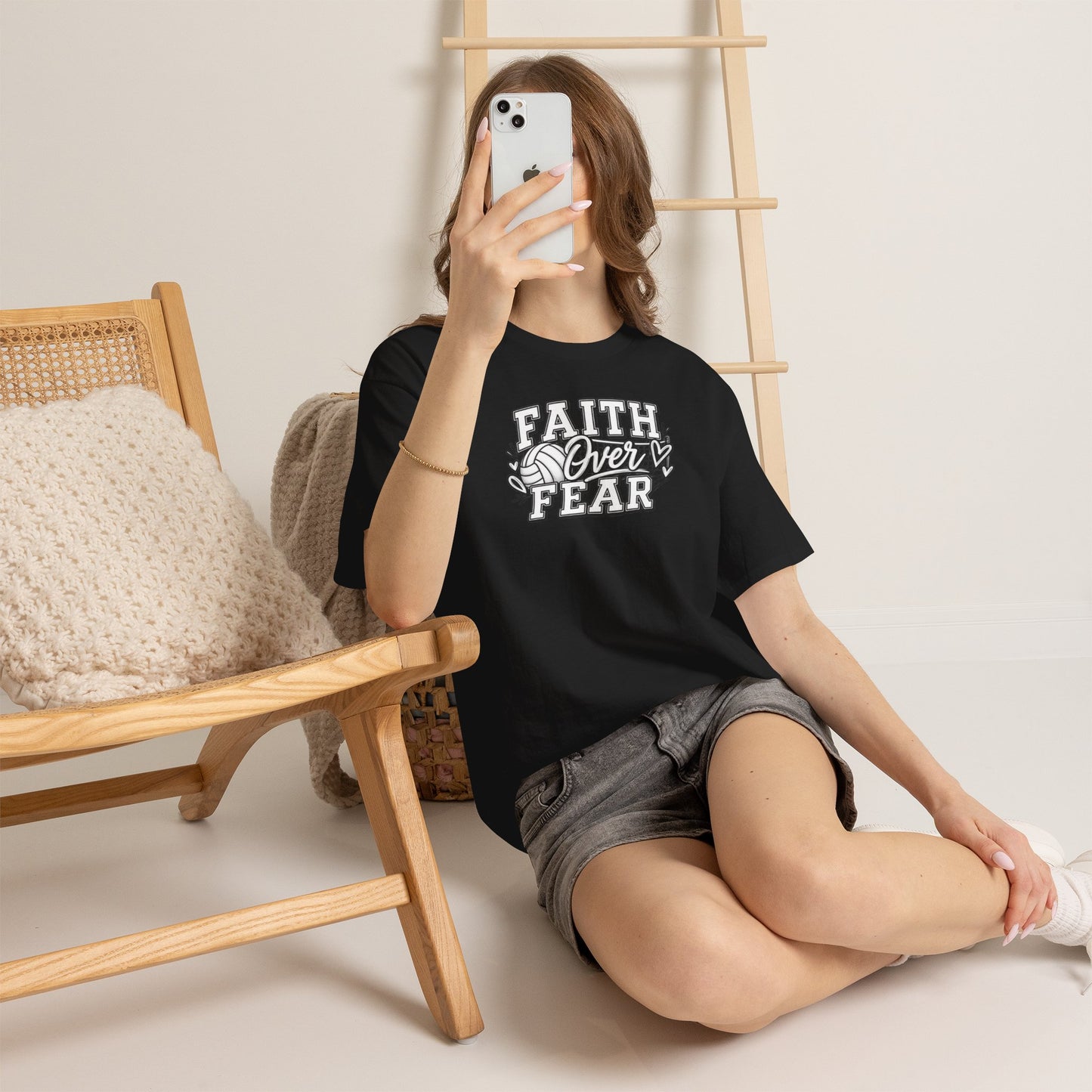 Faith Over Fear T‑Shirt - Inspirational Christian Tee