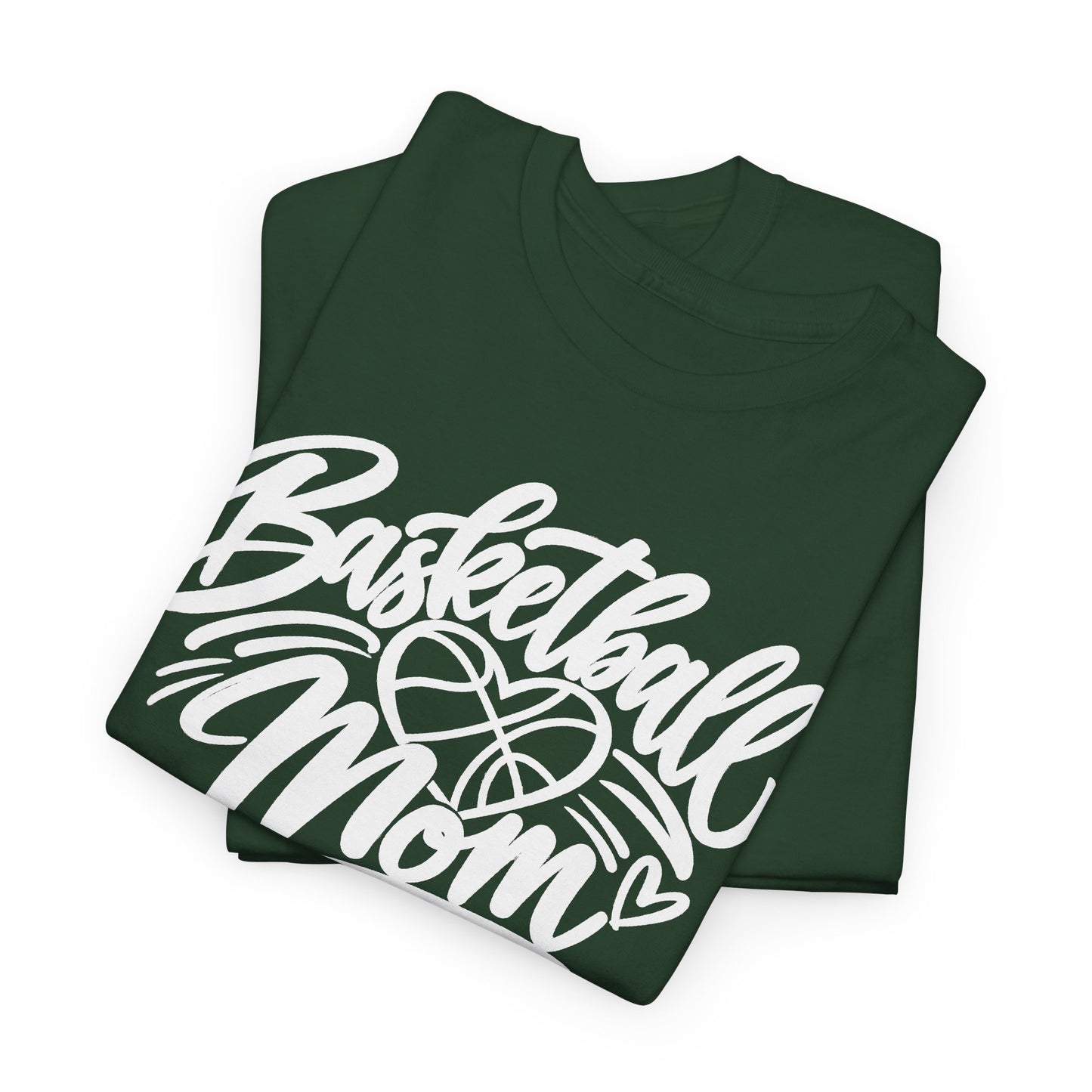 Basketball Mom T-Shirt — Script Logo Tee for Proud Coaches & Fans