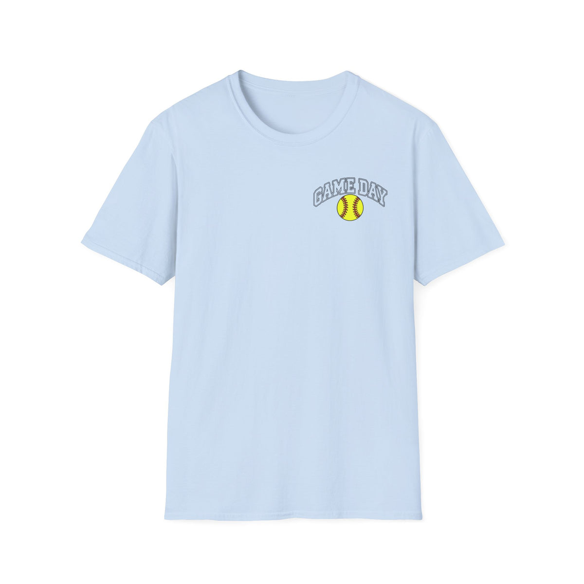Game Day Softball T-Shirt — Womens/Mens Casual Sports Tee