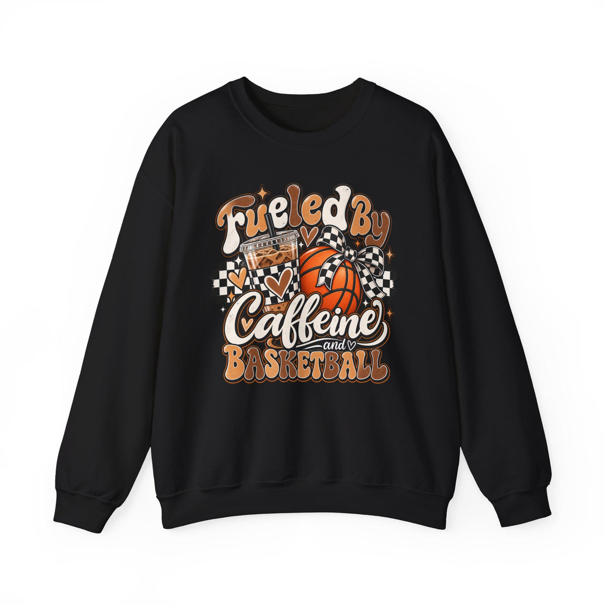Heavy Blend™ Basketball Crewneck Sweatshirt