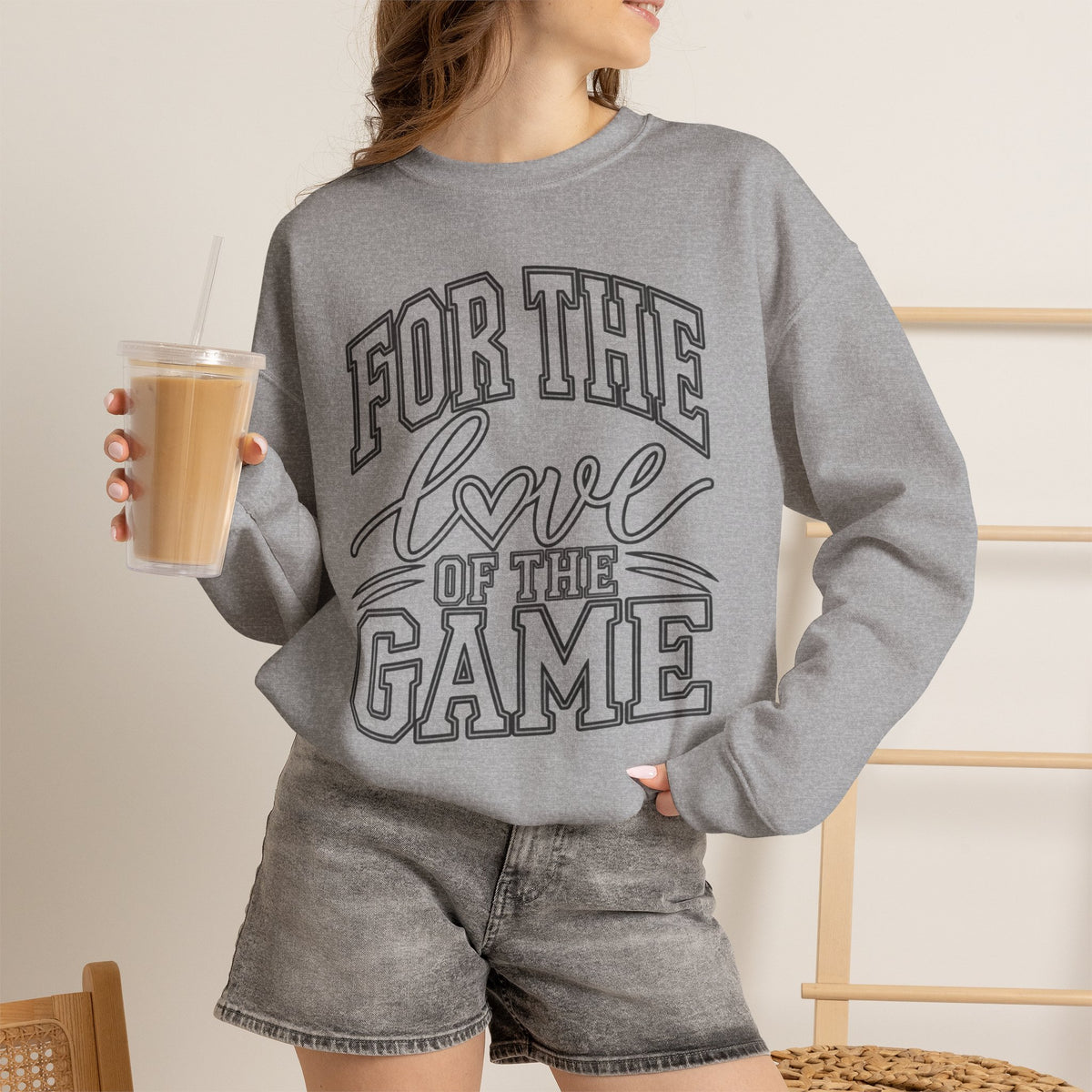 For The Love Of The Game Crewneck Sweatshirt