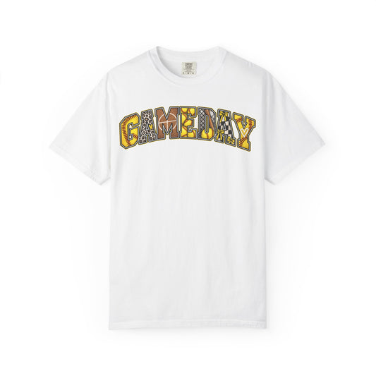 Softball Gameday Retro Patchwork T-Shirt