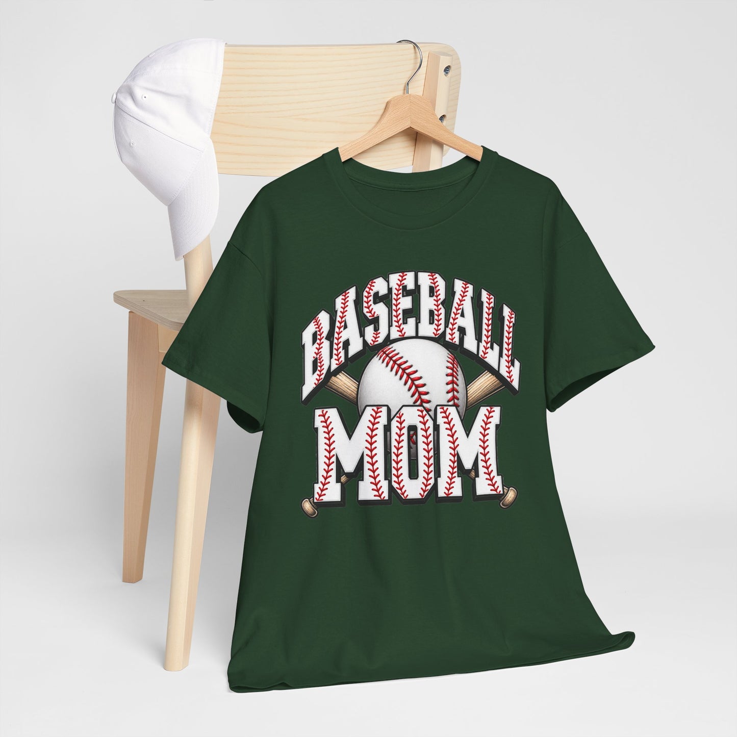 Baseball Mom T-Shirt – Retro Baseball Graphic Tee for Proud Moms