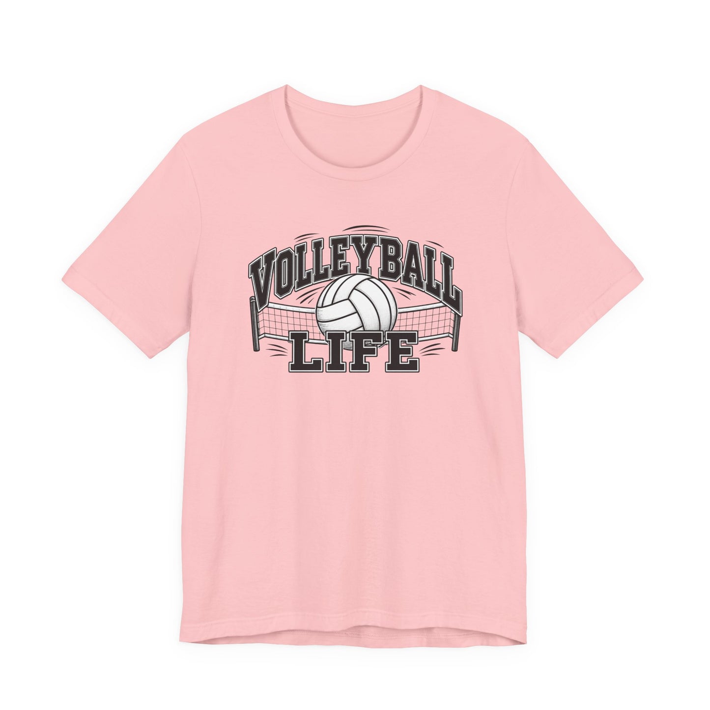 Volleyball Life Tee — Graphic Volleyball Net Shirt