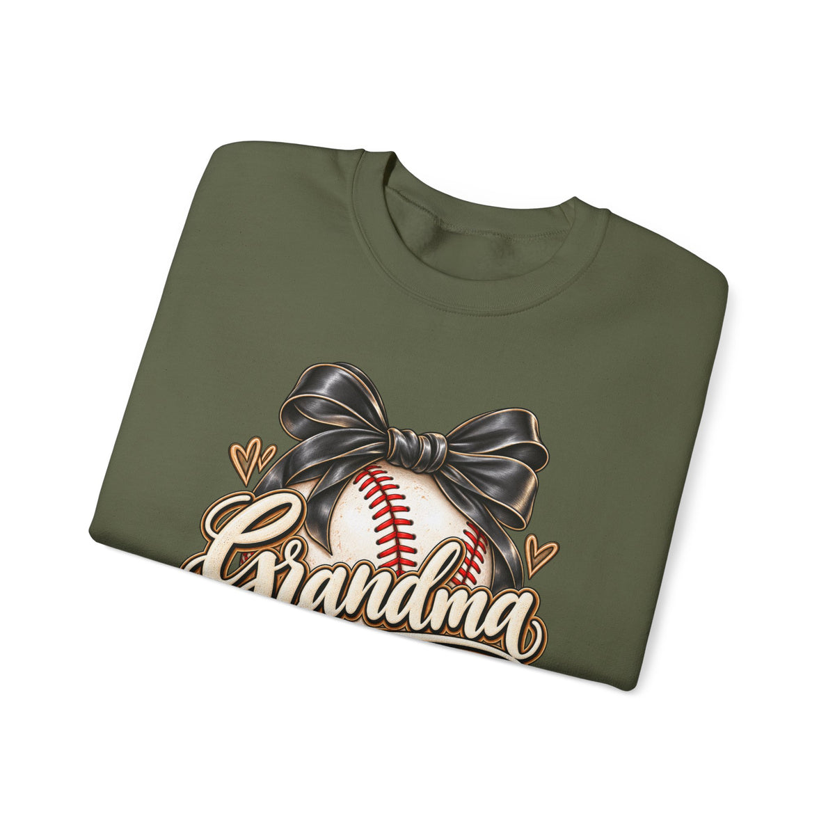 Grandma Loud and Proud Baseball Sweatshirt — Bow Softball Mom Gift