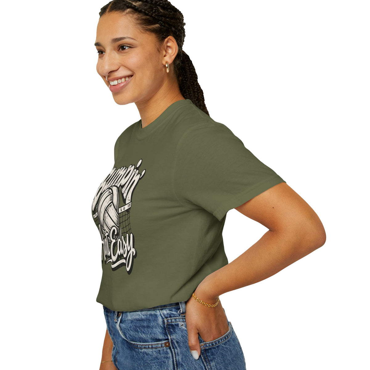 Bumpin' Ain't Easy Volleyball Tee