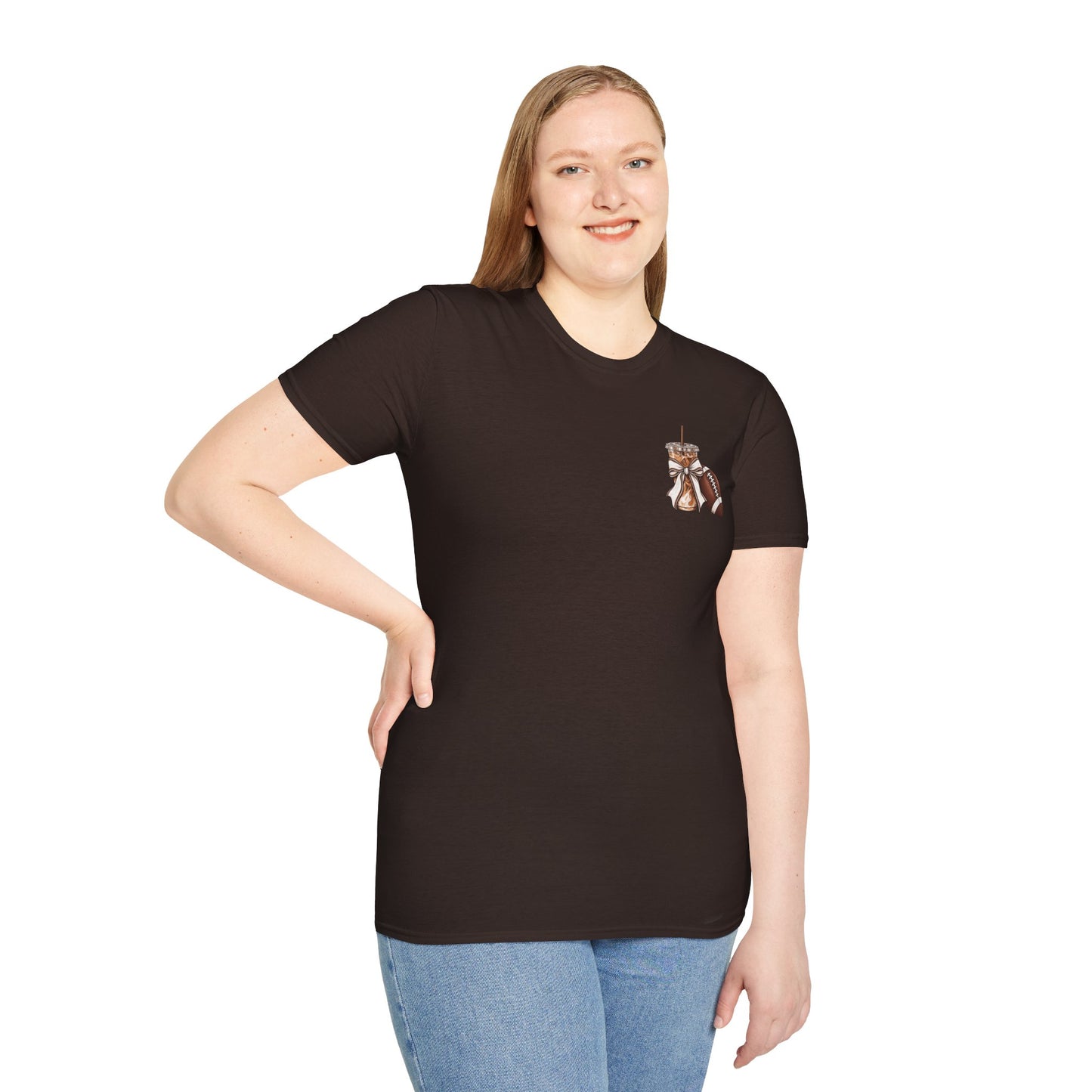 Football Mom Iced Coffee T-Shirt