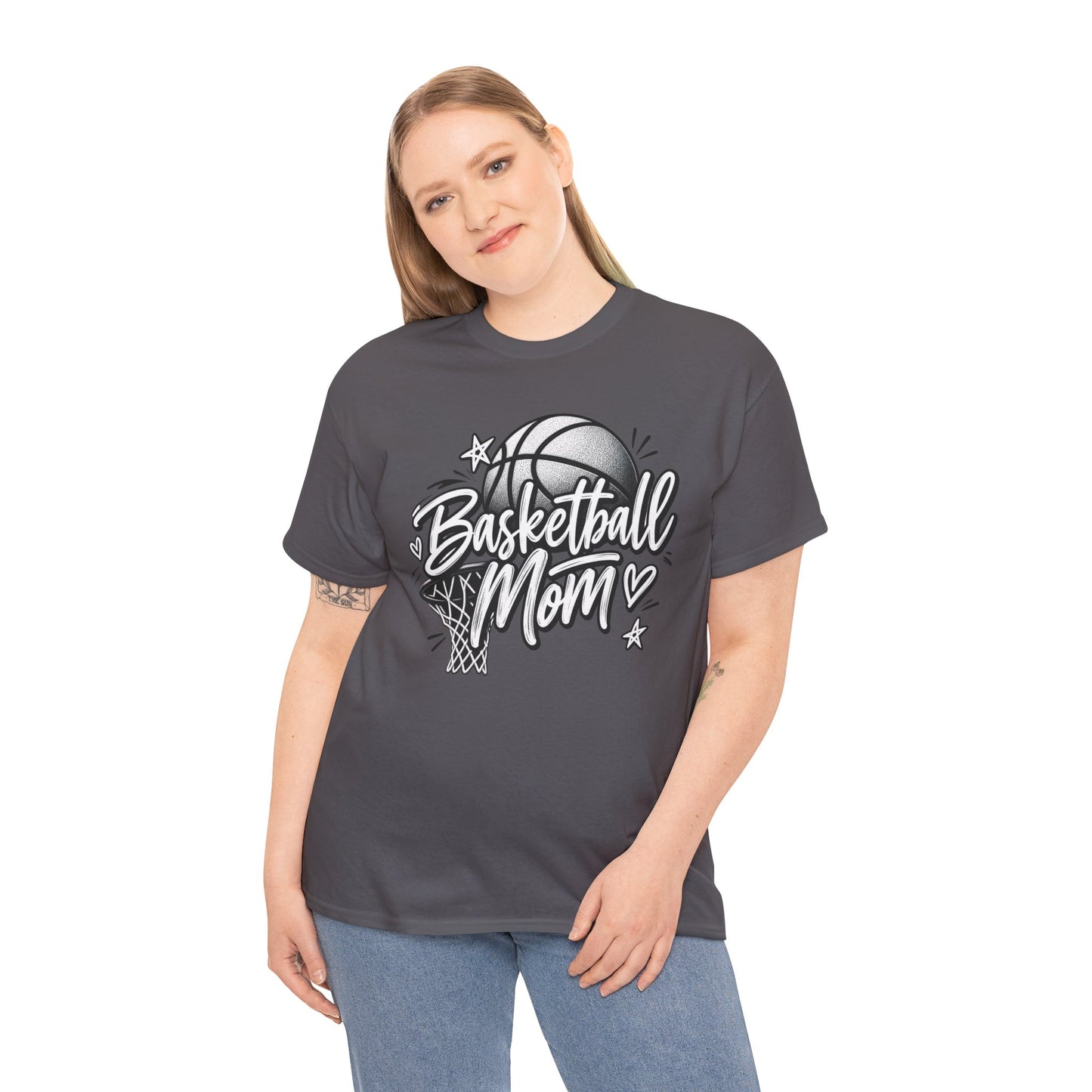 Basketball Mom T-Shirt — Graphic Sports Mom Tee
