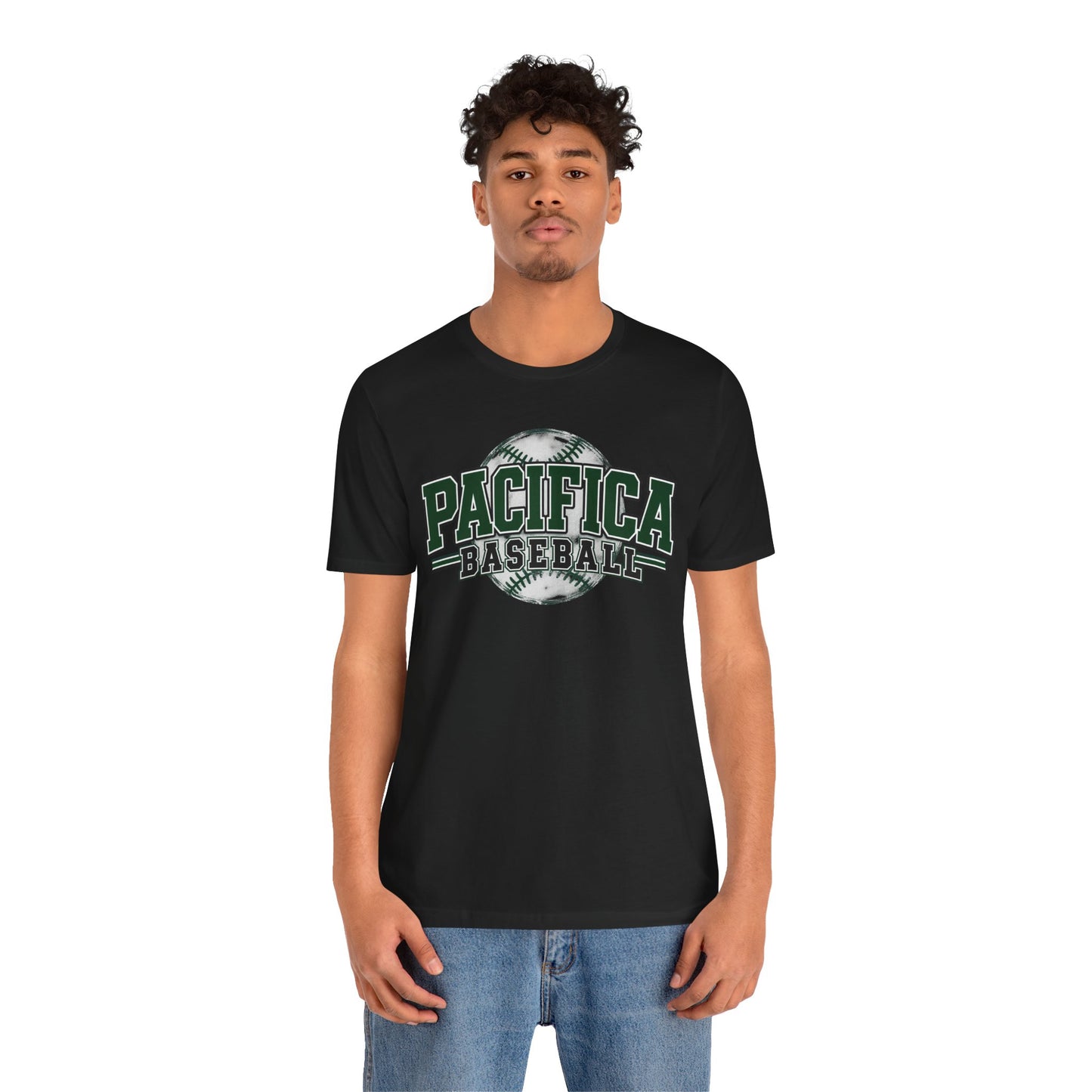 Pacifica Baseball Tee - Vintage Baseball Logo T-Shirt