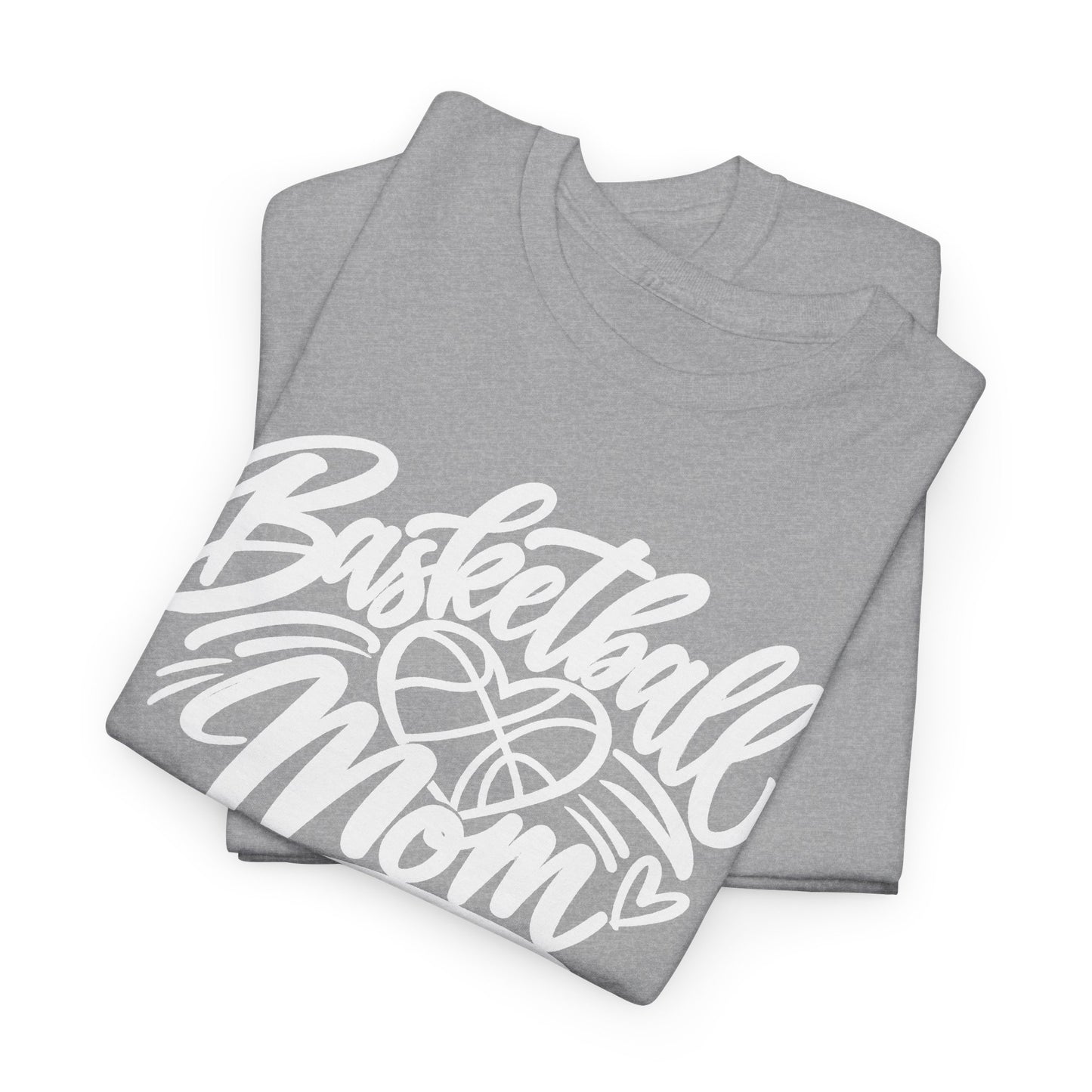 Basketball Mom T-Shirt — Script Logo Tee for Proud Coaches & Fans