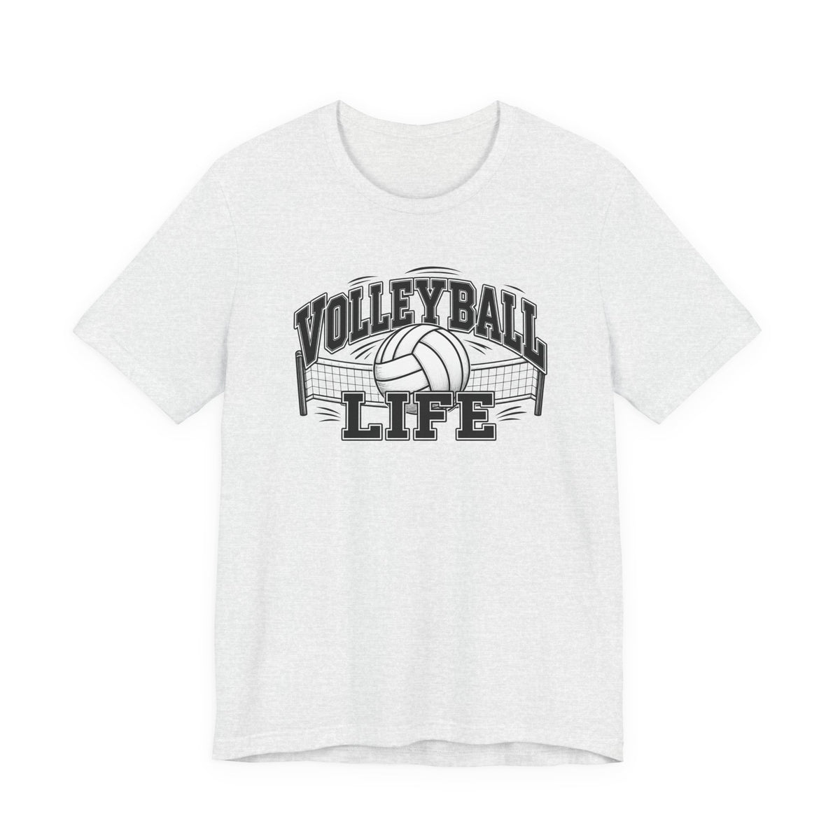 Volleyball Life Tee — Graphic Volleyball Net Shirt