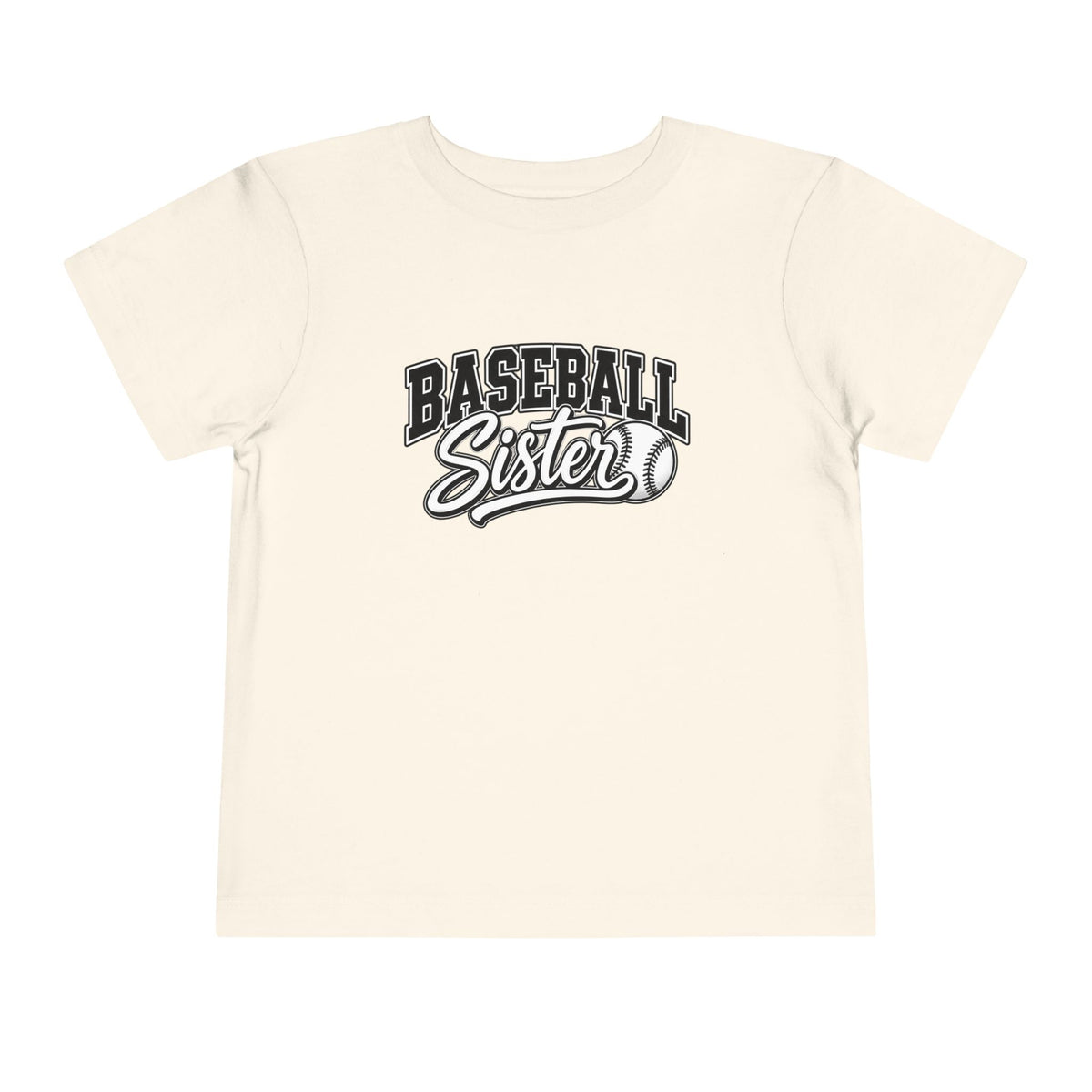 Baseball Sister Toddler Tee