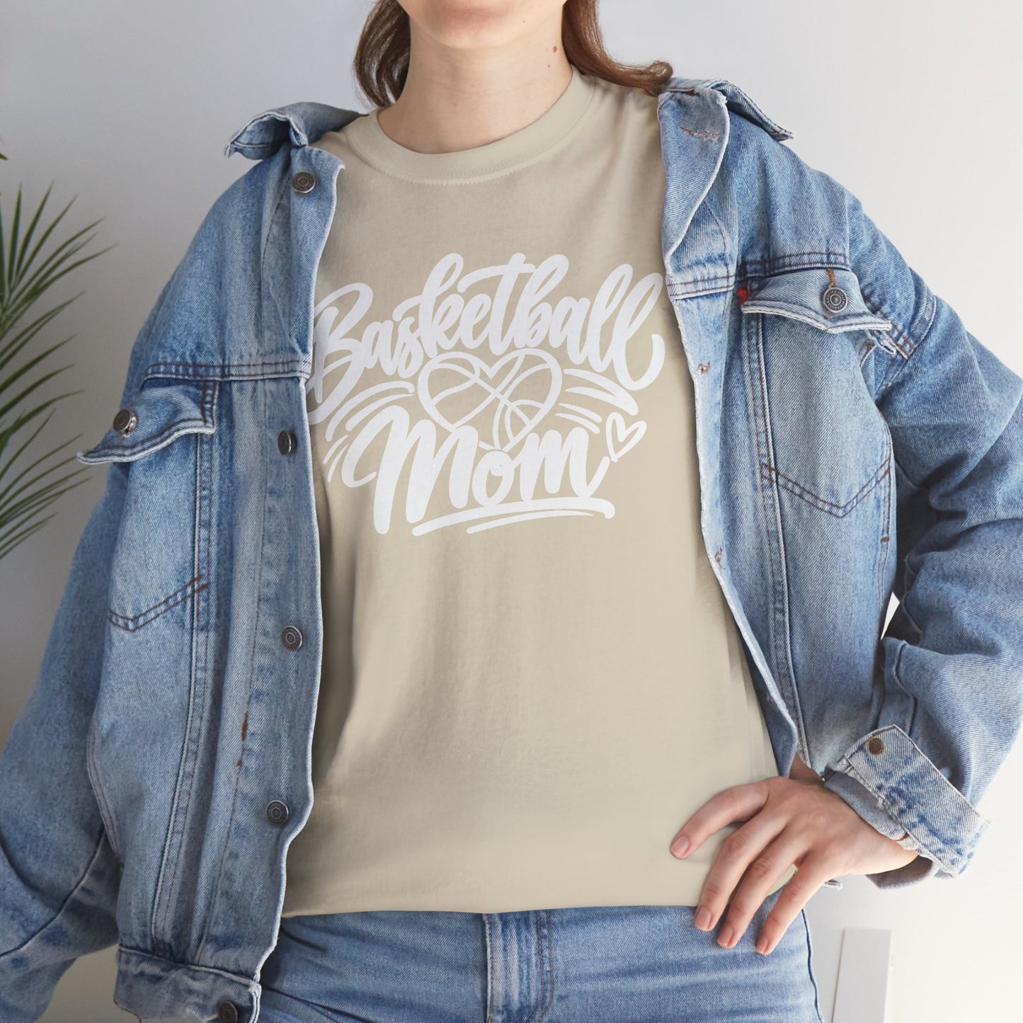 Basketball Mom T-Shirt — Script Logo Tee for Proud Coaches & Fans