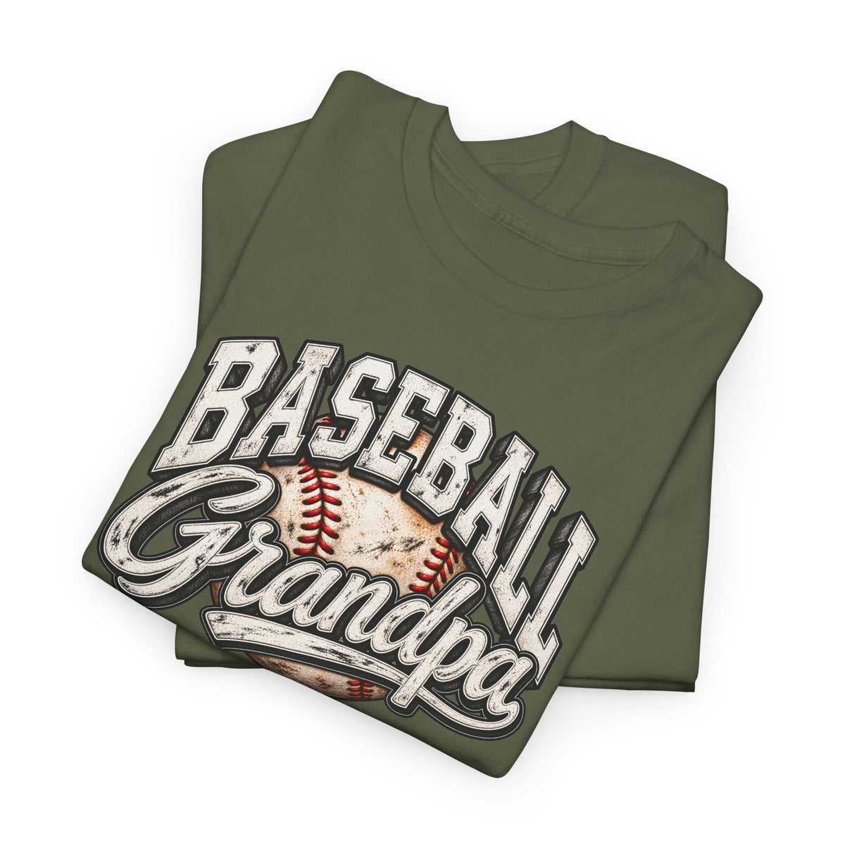 Baseball Grandpa T-Shirt — Vintage Baseball Graphic Tee for Grandfathers