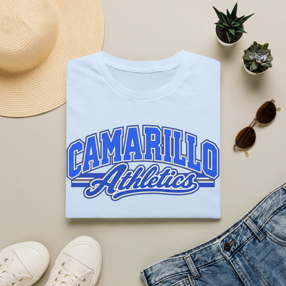 Camarillo Athletics T-Shirt — Classic Collegiate Crew Tee