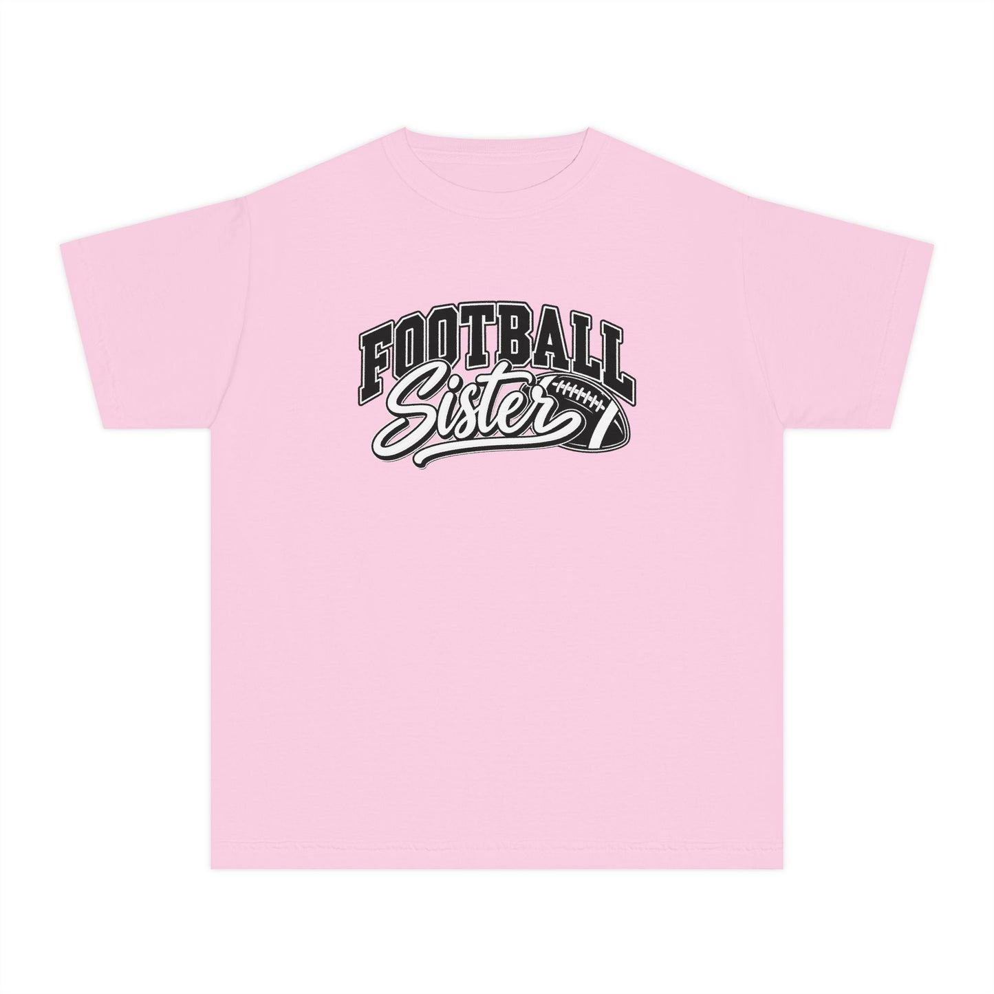 Youth Tee — "Football Sister" Graphic T‑Shirt (Kids' Game Day Shirt)