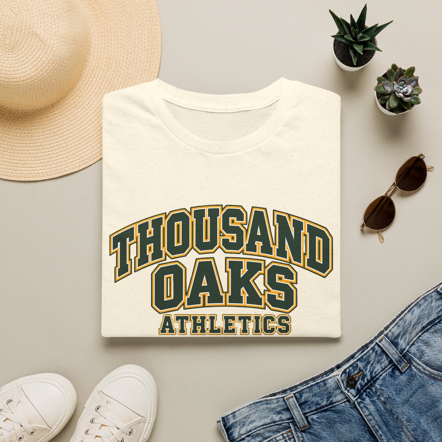 Thousand Oaks Athletics T‑Shirt — Vintage Collegiate Sports Tee