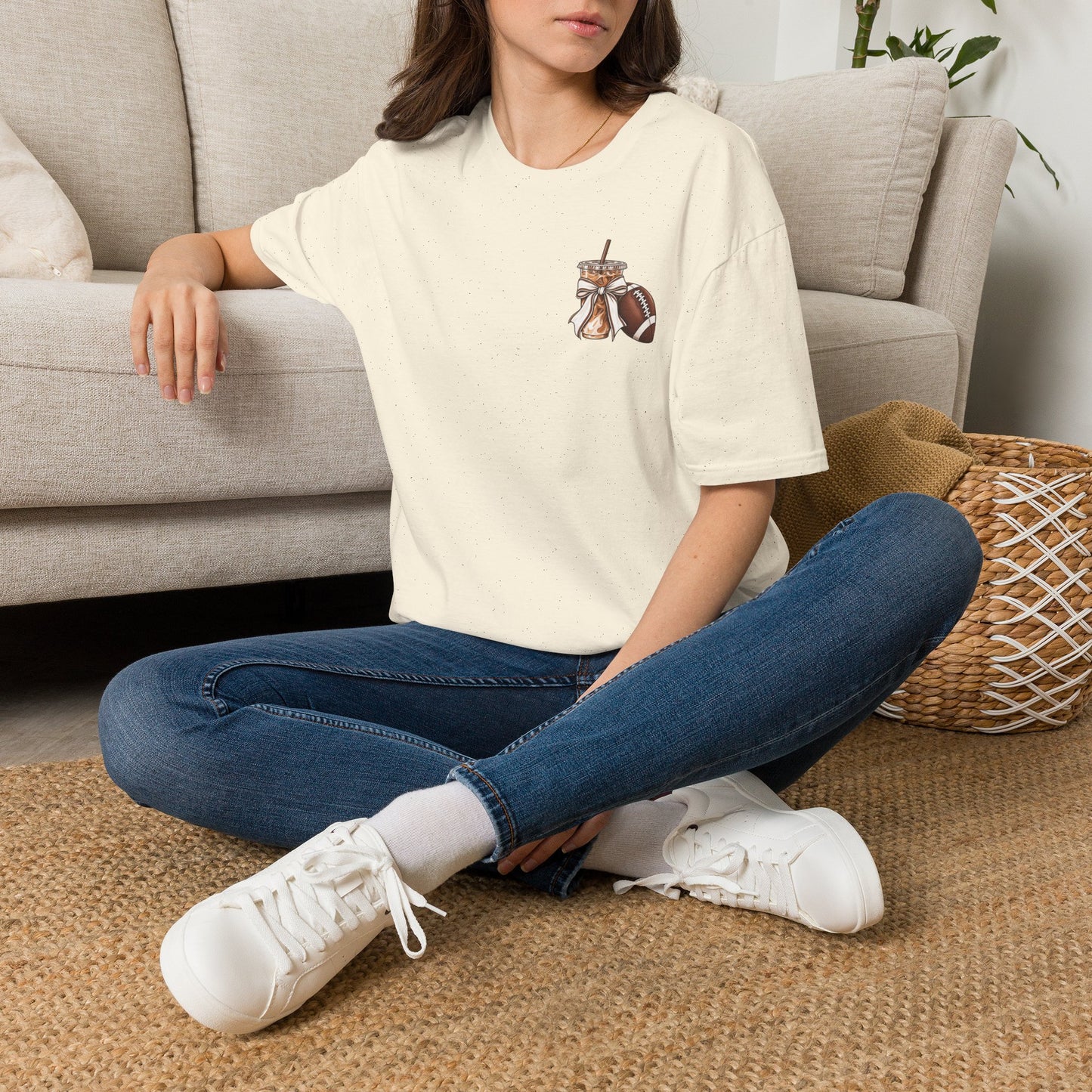 Football Mom Iced Coffee T-Shirt