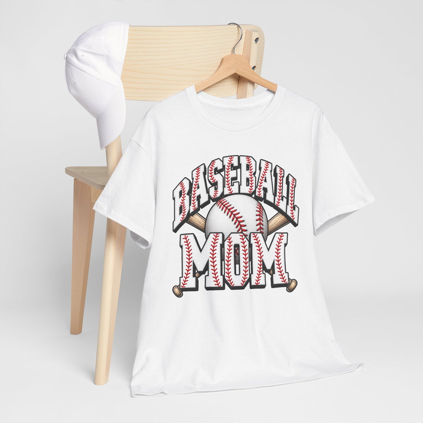 Baseball Mom T-Shirt – Retro Baseball Graphic Tee for Proud Moms
