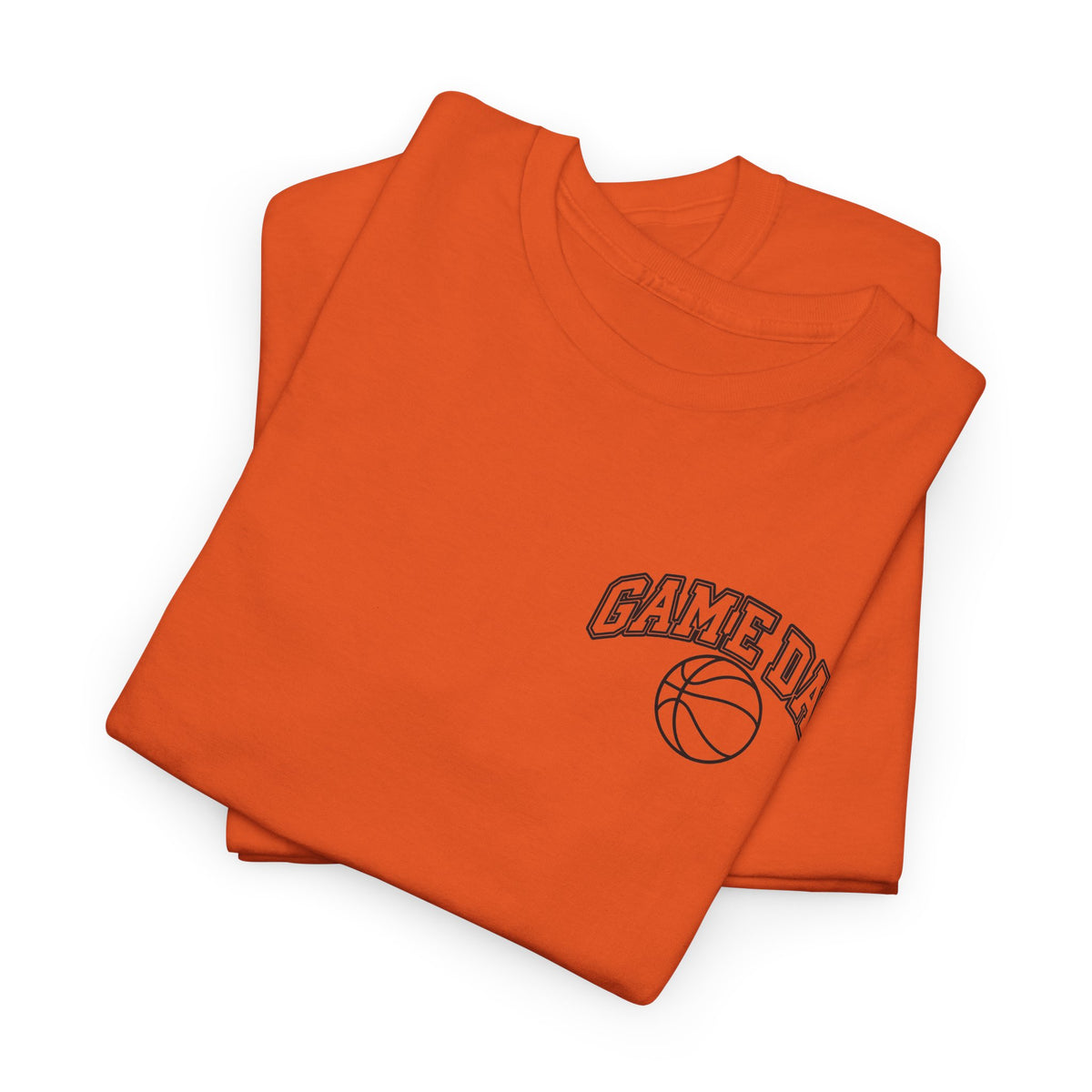 Basketball Gamer Tee — "Game Day" Graphic Chest T‑Shirt