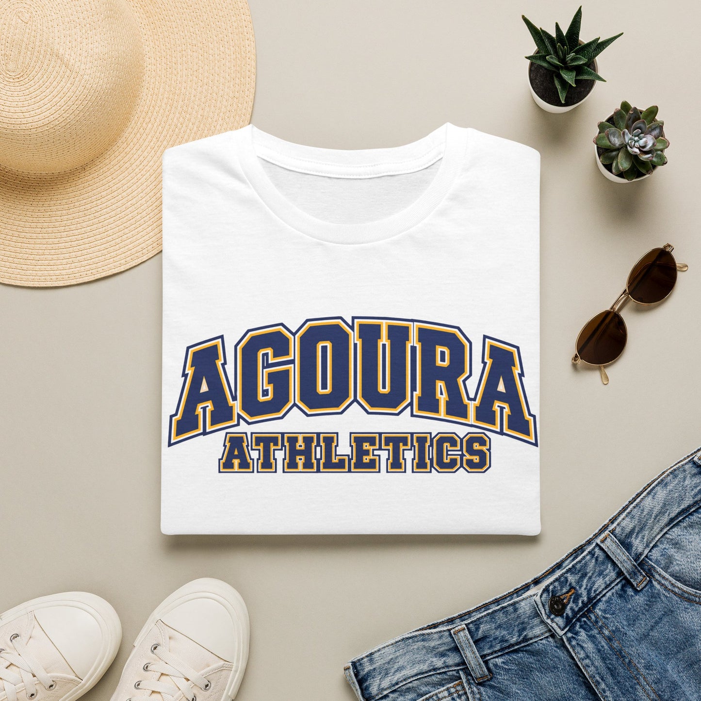 Agoura Athletics T-Shirt — Collegiate Varsity Logo Tee