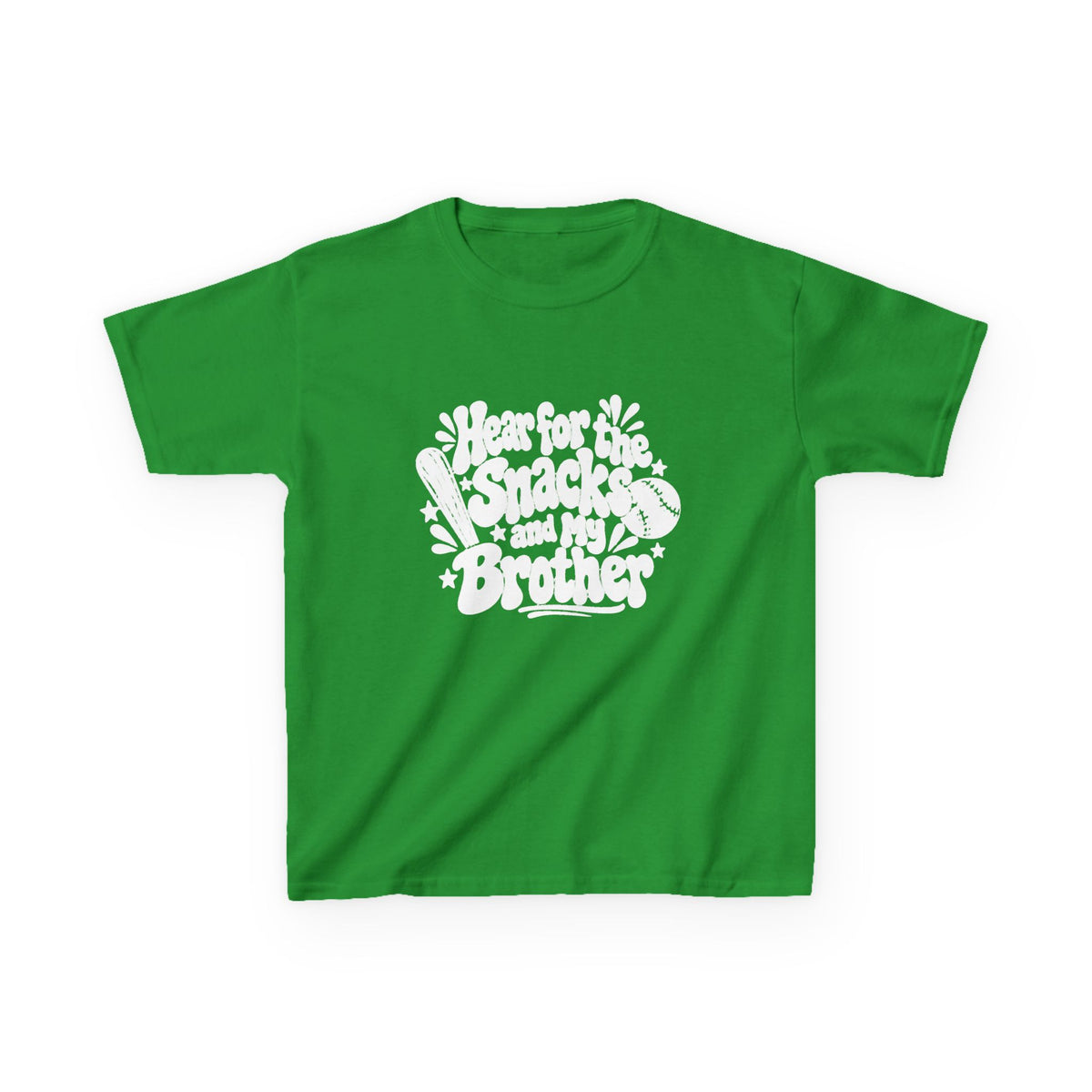 Kids T‑Shirt “I’m for the Snacks (Not My Brother)” Retro Graphic Tee