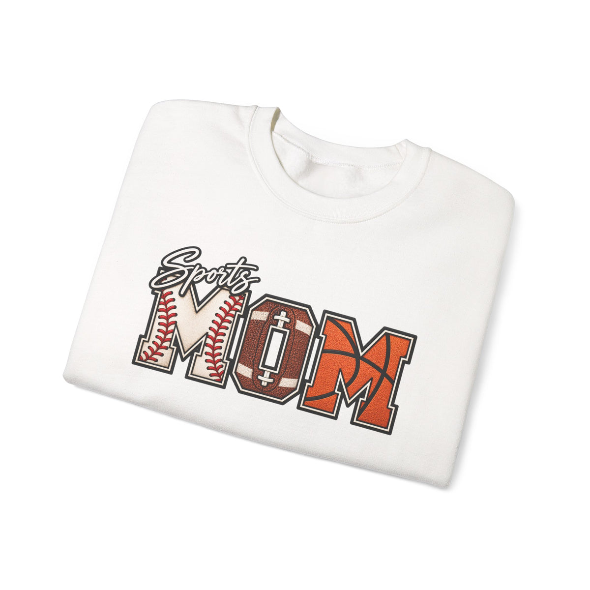 Sports Mom Crewneck Sweatshirt – Athletic Mom Graphic Pullover