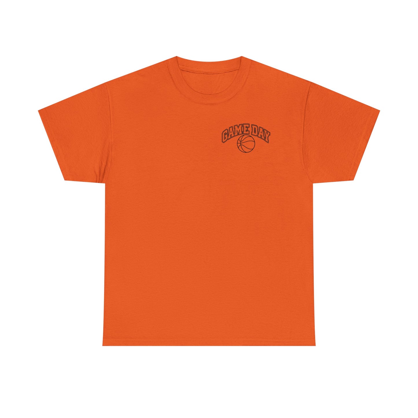 Basketball Gamer Tee — "Game Day" Graphic Chest T‑Shirt