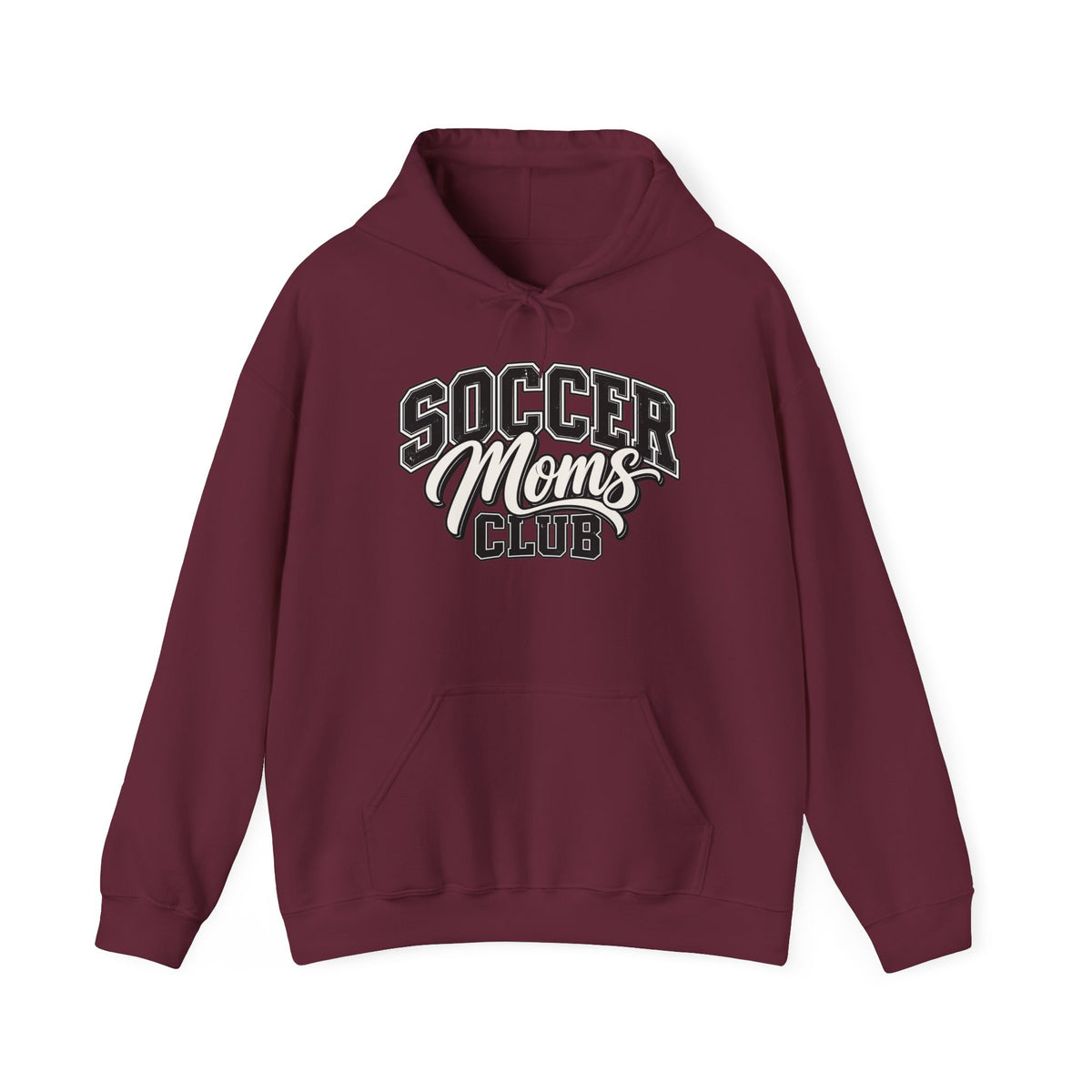 Soccer Moms Club Hoodie — Vintage Athletic Mom Pullover