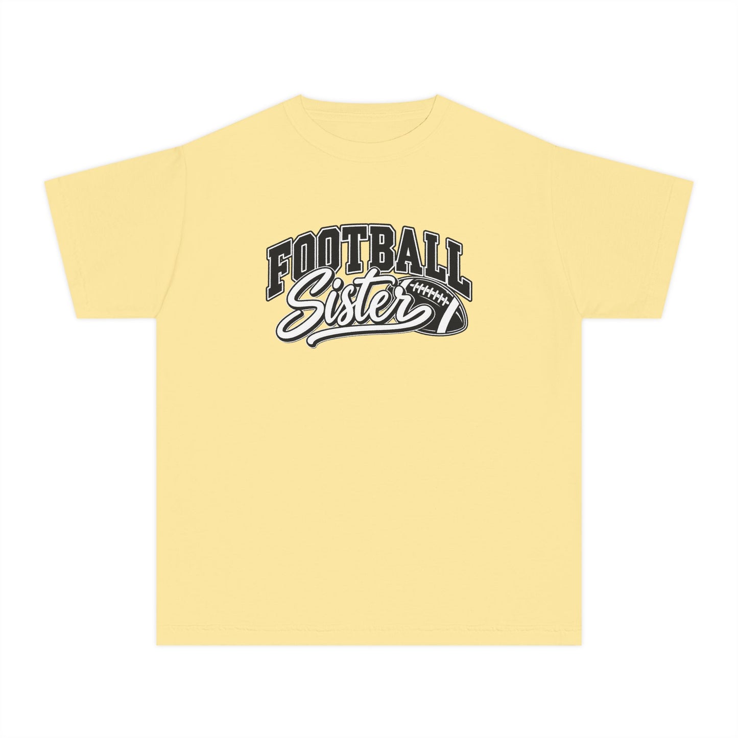 Youth Tee — "Football Sister" Graphic T‑Shirt (Kids' Game Day Shirt)