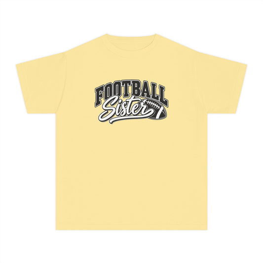 Youth Tee — "Football Sister" Graphic T‑Shirt (Kids' Game Day Shirt)