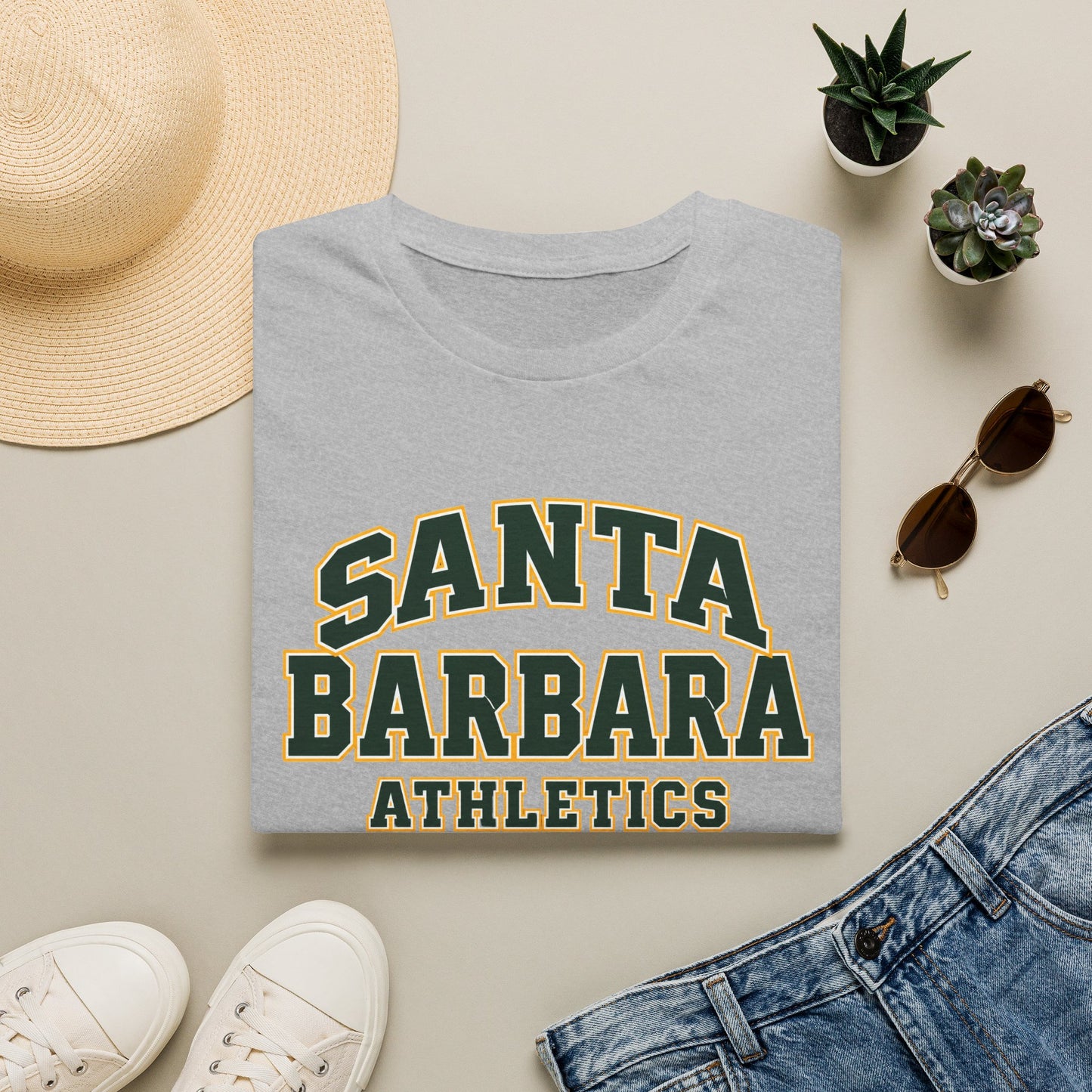Santa Barbara Athletics T‑Shirt — Collegiate Vintage Campus Tee