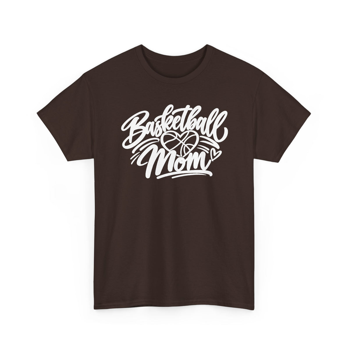 Basketball Mom T-Shirt — Script Logo Tee for Proud Coaches & Fans