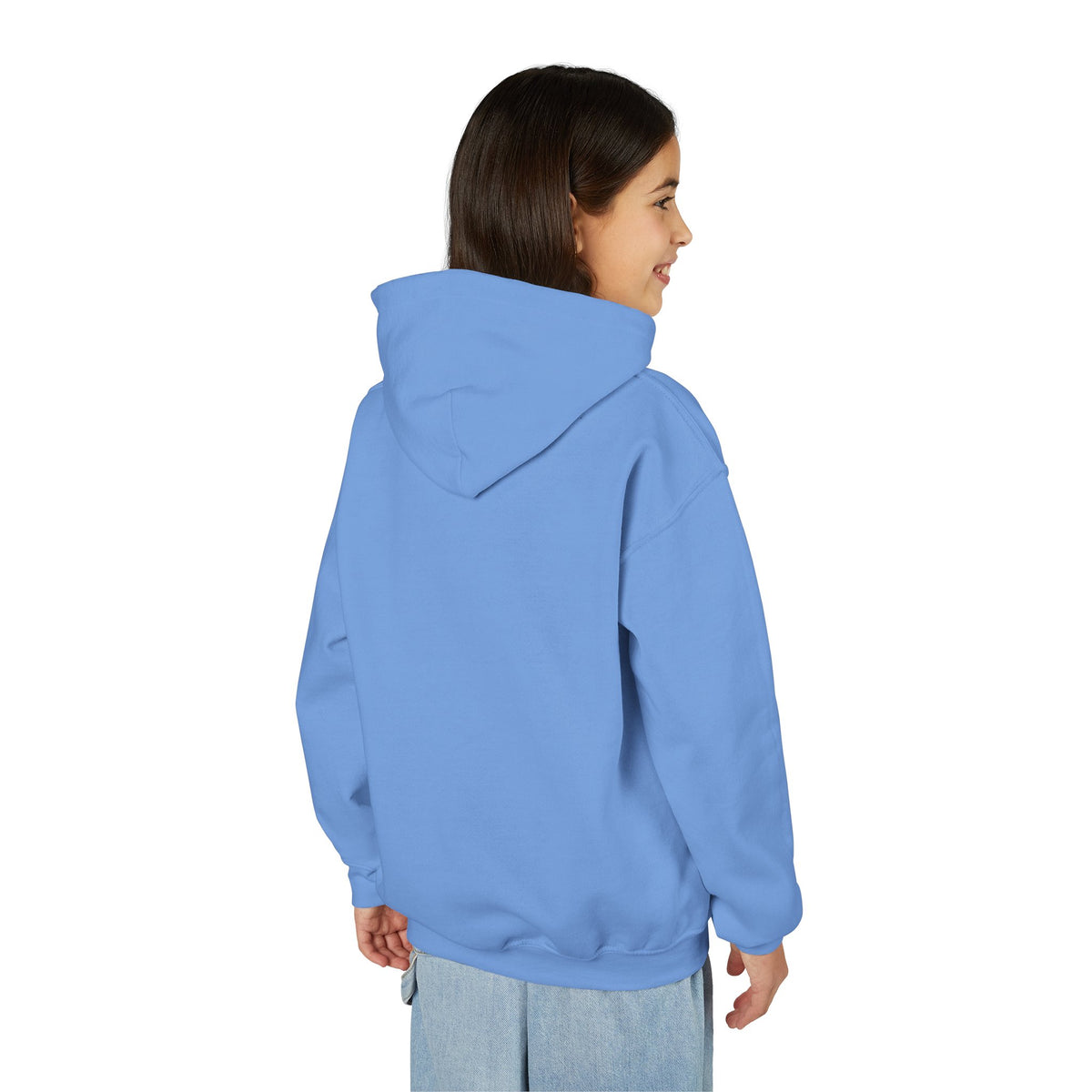Youth Hoodie - "Diamonds Are A Girl's Best Friend" Softball Design (Pink Ribbon)