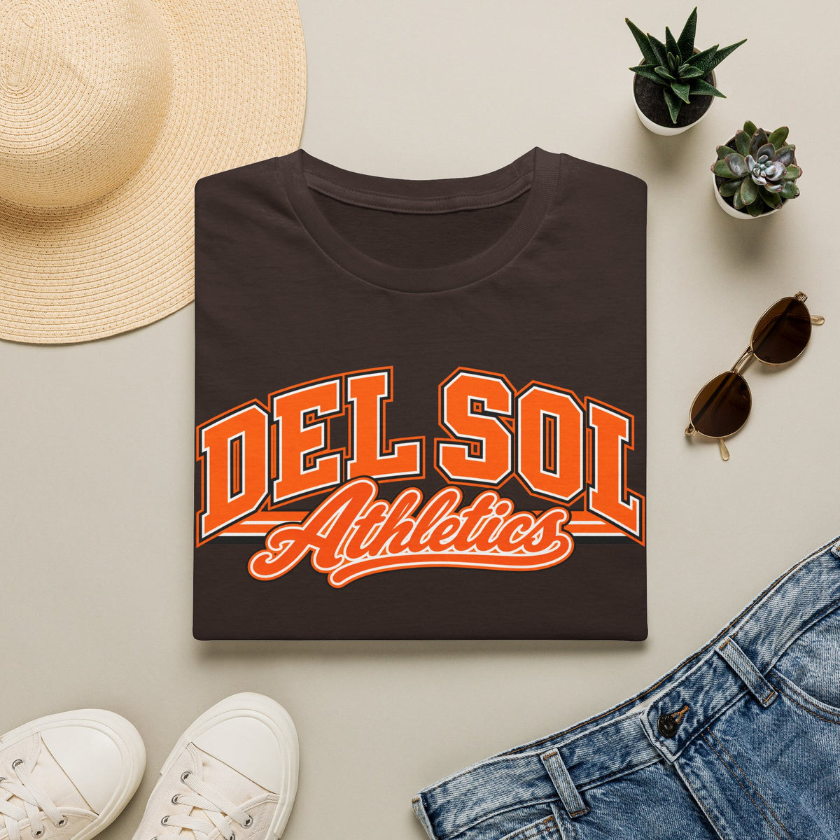 Del Sol Athletics T-Shirt — Vintage Collegiate Sport Tee