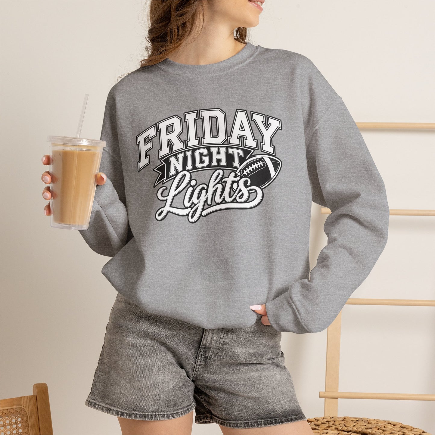 Friday Night Lights Football Crewneck Sweatshirt