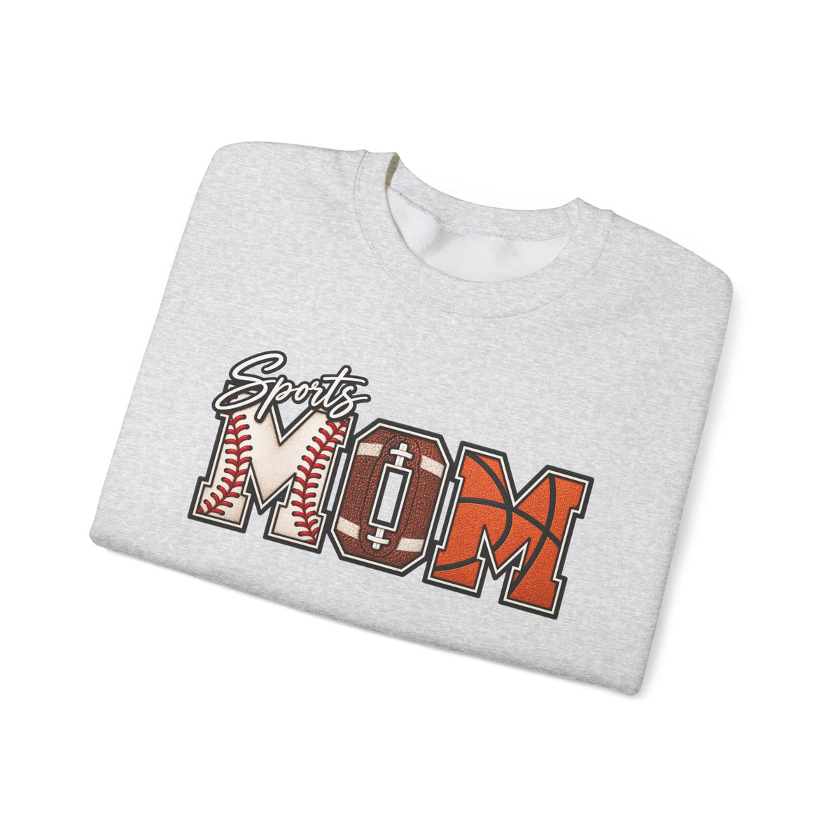 Sports Mom Crewneck Sweatshirt – Athletic Mom Graphic Pullover