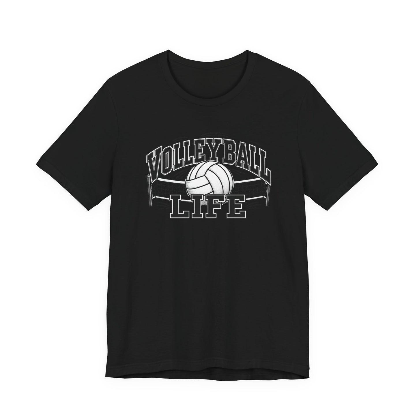 Volleyball Life Tee — Graphic Volleyball Net Shirt