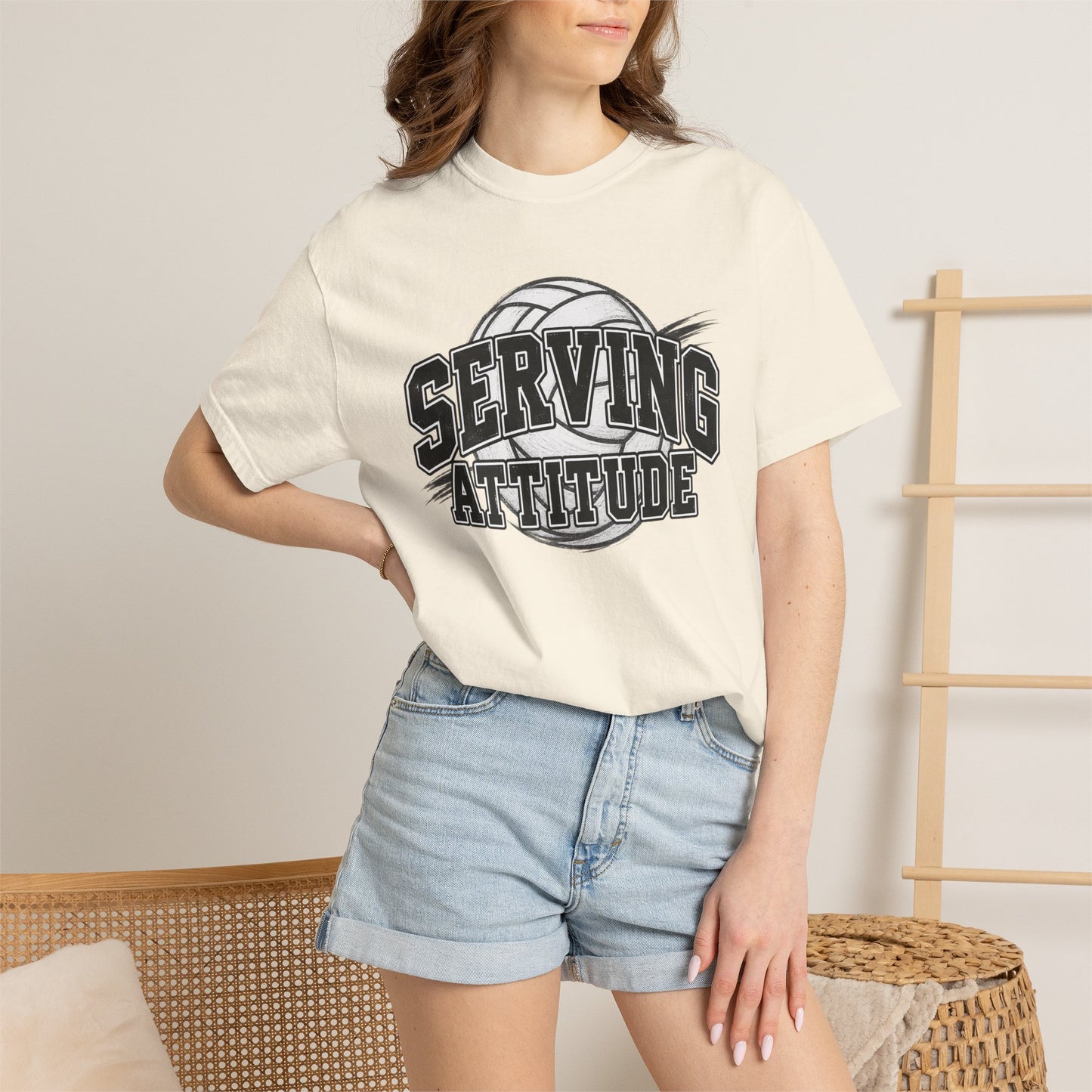Serving Attitude Volleyball T-Shirt