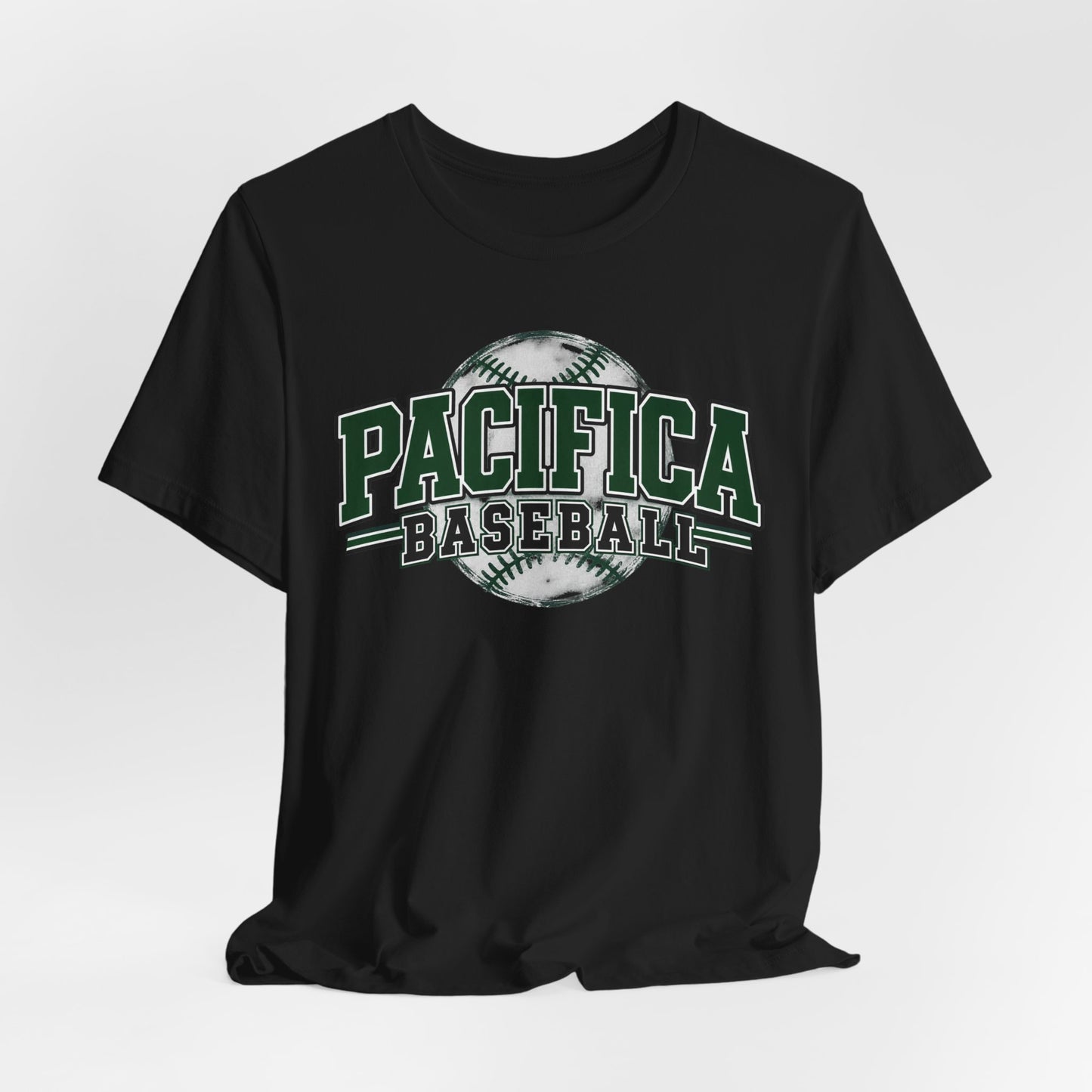 Pacifica Baseball Tee - Vintage Baseball Logo T-Shirt