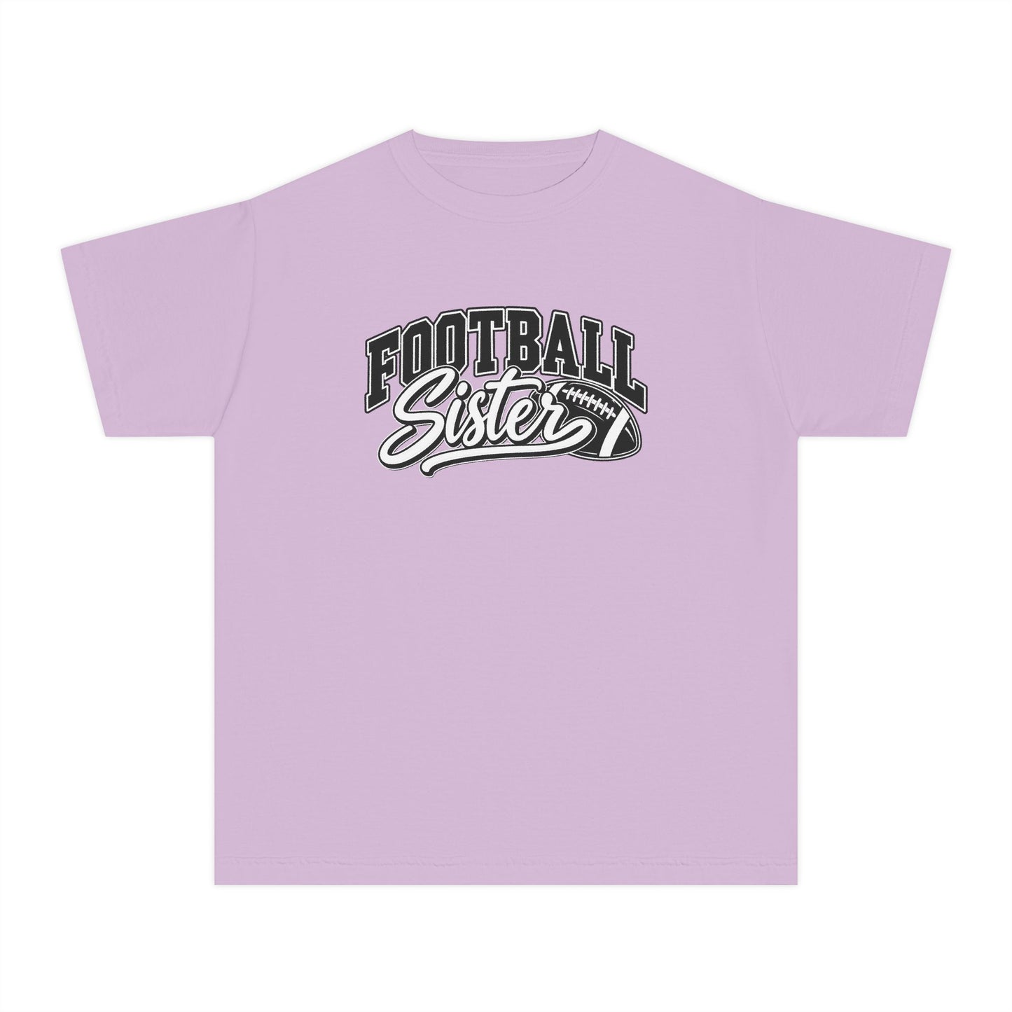 Youth Tee — "Football Sister" Graphic T‑Shirt (Kids' Game Day Shirt)
