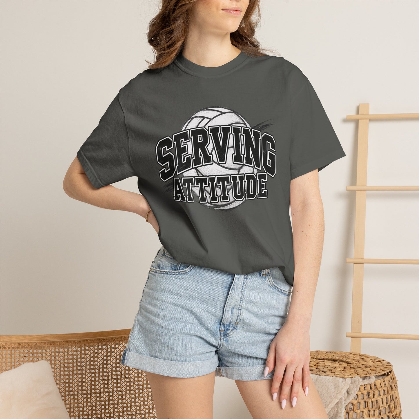 Serving Attitude Volleyball T-Shirt