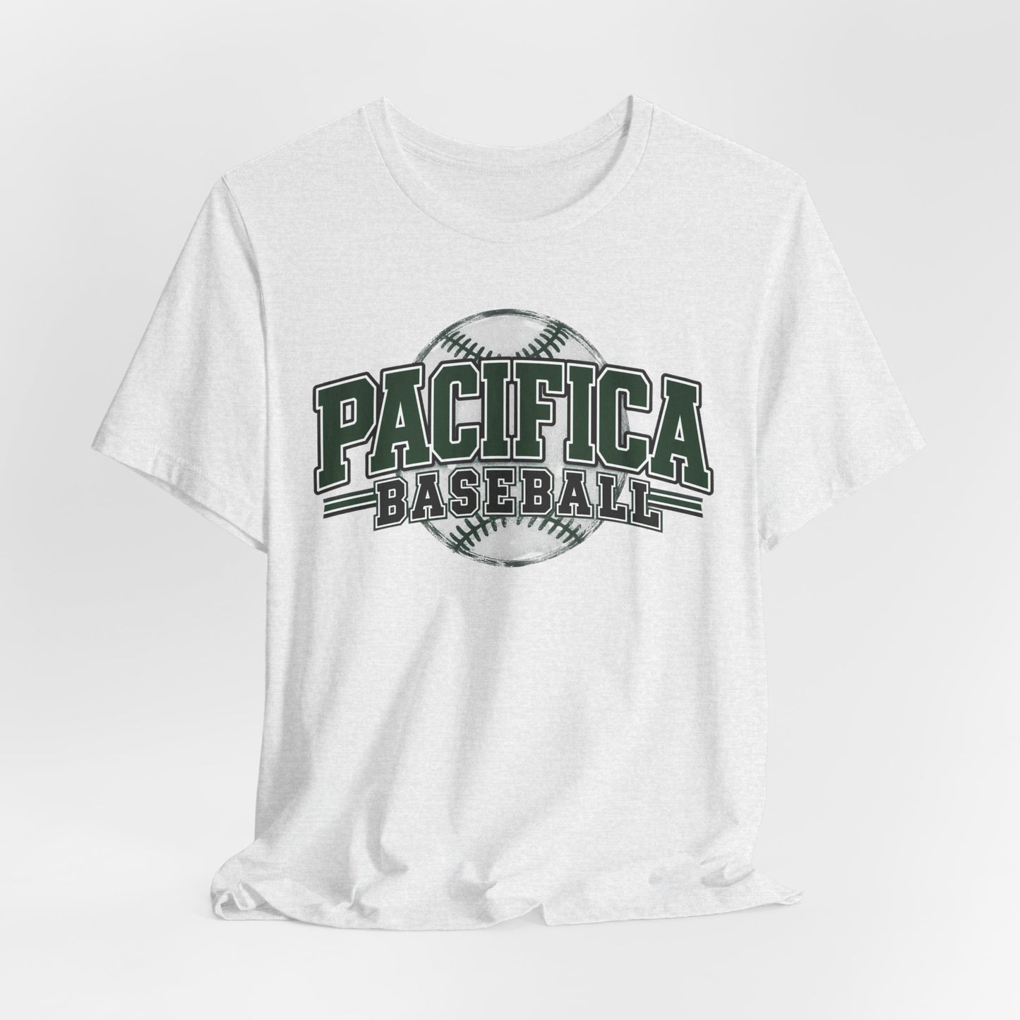 Pacifica Baseball Tee - Vintage Baseball Logo T-Shirt